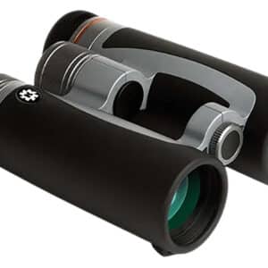 Konus 2349 Prince 10x42mm Bak-4 Prism, Center Focus, Black/Silver Aluminum w/Rubber Armor