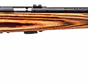 Savage Arms 25700 Mark II BV Full Size 22 LR 5+1 21" Matte Black Heavy Button Rifled Barrel, Matte Black Drilled & Tapped Carbon Steel Receiver, Satin Brown Fixed Laminate Stock, Right Hand