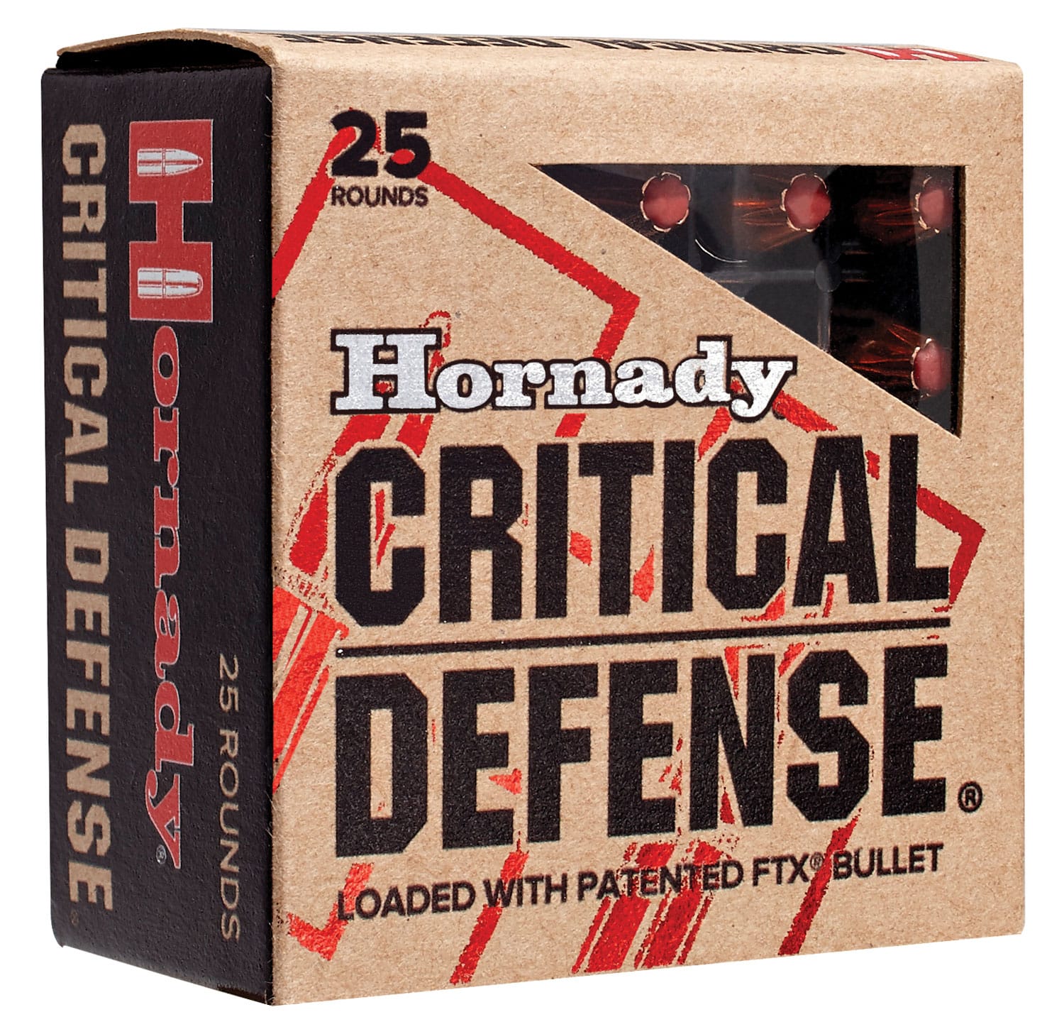 Hornady 90311 Critical Defense 38Special+P 110gr Hornady Flex Tip eXpanding 25 Per Box/10 Case