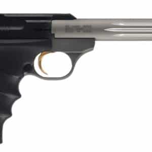 Browning 051461490 Buck Mark Lite *CA Compliant 22 LR 10+1 5.50" Matte Gray Fluted Barrel, Serrated Steel Slide, Matte Gray Aluminum Frame & Black Ultragrip RX Grips