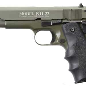 1911 Pistol 22LR 5" BBL ODG,Hogue Gp2/10