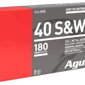 Aguila 1E402110   40S&W 180gr Full Metal Jacket 50 Per Box/20 Case