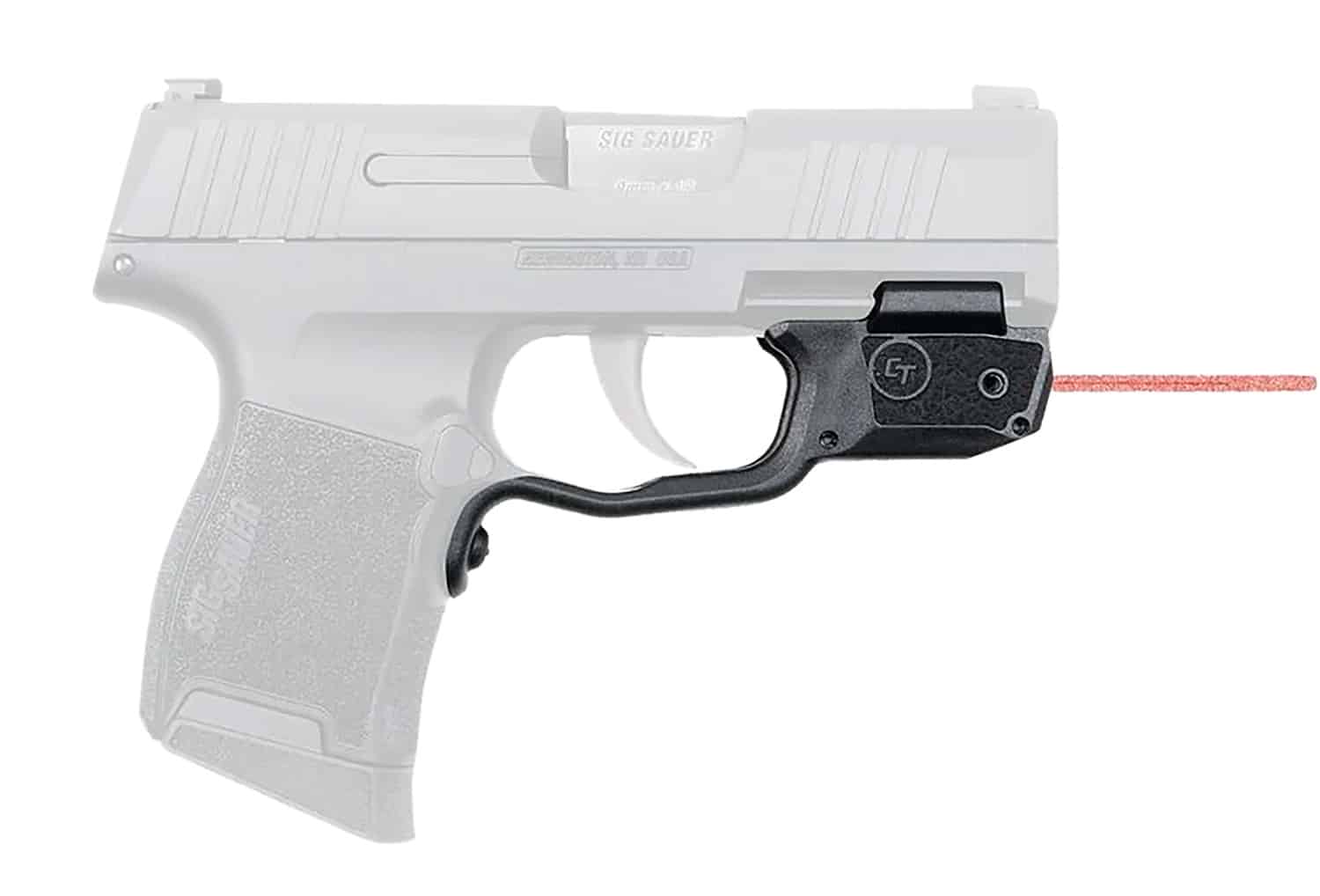 Crimson Trace 0181501 Laserguard Fits Sig P365/P365XL/P365SAS, Red Laser Black Polymer Trigger Guard Mount