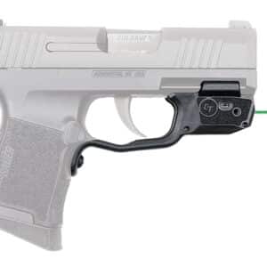 Crimson Trace 0181601 Laserguard Fits Sig P365/P365XL/P365SAS, Green Laser Black Polymer Trigger Guard Mount
