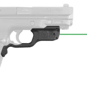 Crimson Trace 0198801 Laserguard Fits S&W M&P 22/380EZ Shield/9EZ Shield, Green Laser Black Polymer