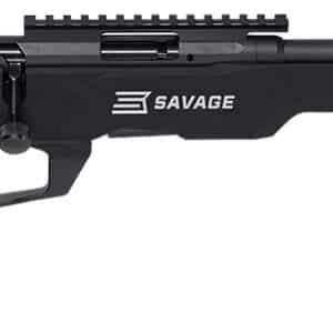 Savage Arms 70848 B Series Precision Full Size 17 HMR 10+1 18" Black Heavy Threaded Barrel, Matte Black Picatinny Rail Carbon Steel Receiver, Matte Black Aluminum MDT ACC Chassis, Black Polymer Grips