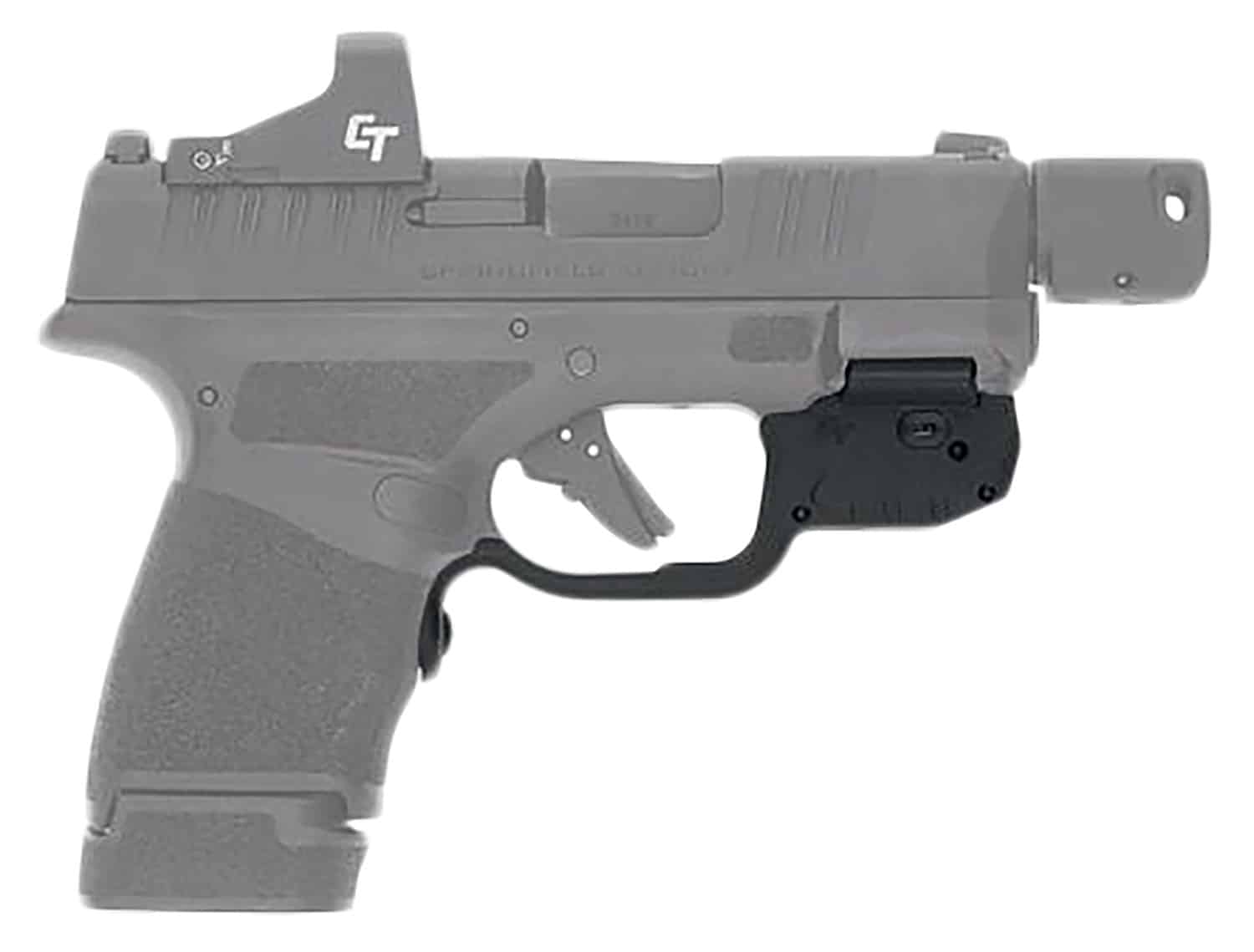 Crimson Trace 0101820 Laserguard Springfield Hellcat, Green Laser Black Polymer