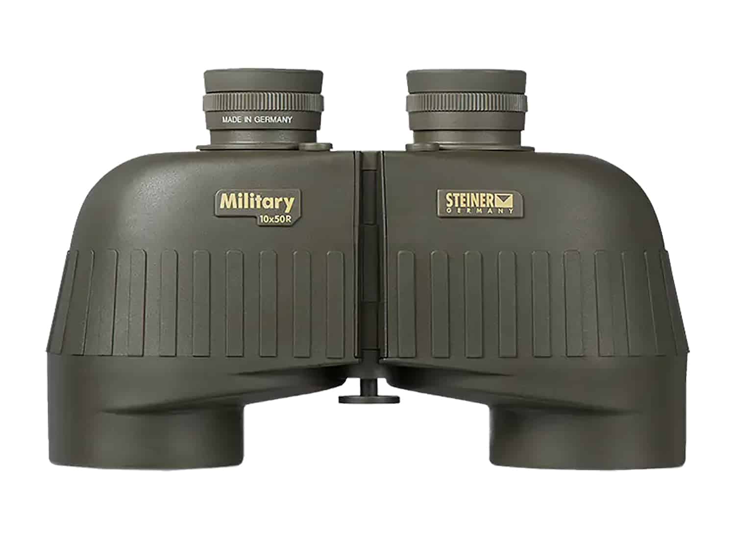 Steiner 2663 M1050 Laser Protection Filter 10x50mm SUMR Military Ranging Reticle Floating Prism Sports-Auto Focus, OD Green Makrolon w/Rubber Armor