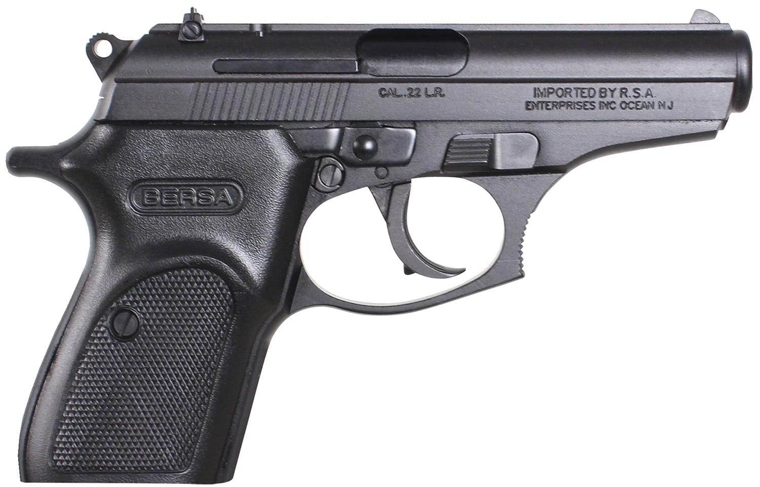 Bersa T22M Thunder Micro-Compact Frame 22 LR 10+1, 3.50" Black Steel Barrel, Matte Black Serrated Slide, Matte Black Aluminum Frame w/Beavertail