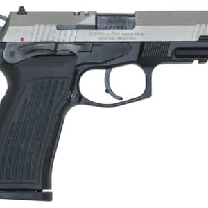 Bersa TPR9DT TPR Full Size Frame 9mm Luger 17+1, 4.30" Black Steel Barrel, Nickel Cerakote Serrated Steel Slide, Matte Black Aluminum Frame w/Picatinny Rail, Ambidextrous