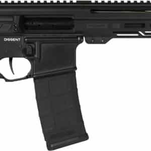 CMMG 30A0E33AB Dissent 300 Blackout 30+1 6.50", Black Cerakote Rec, OEM Grip, Picatinny Buffer Adapter, Zeroed Drop-In Single Stage Trigger