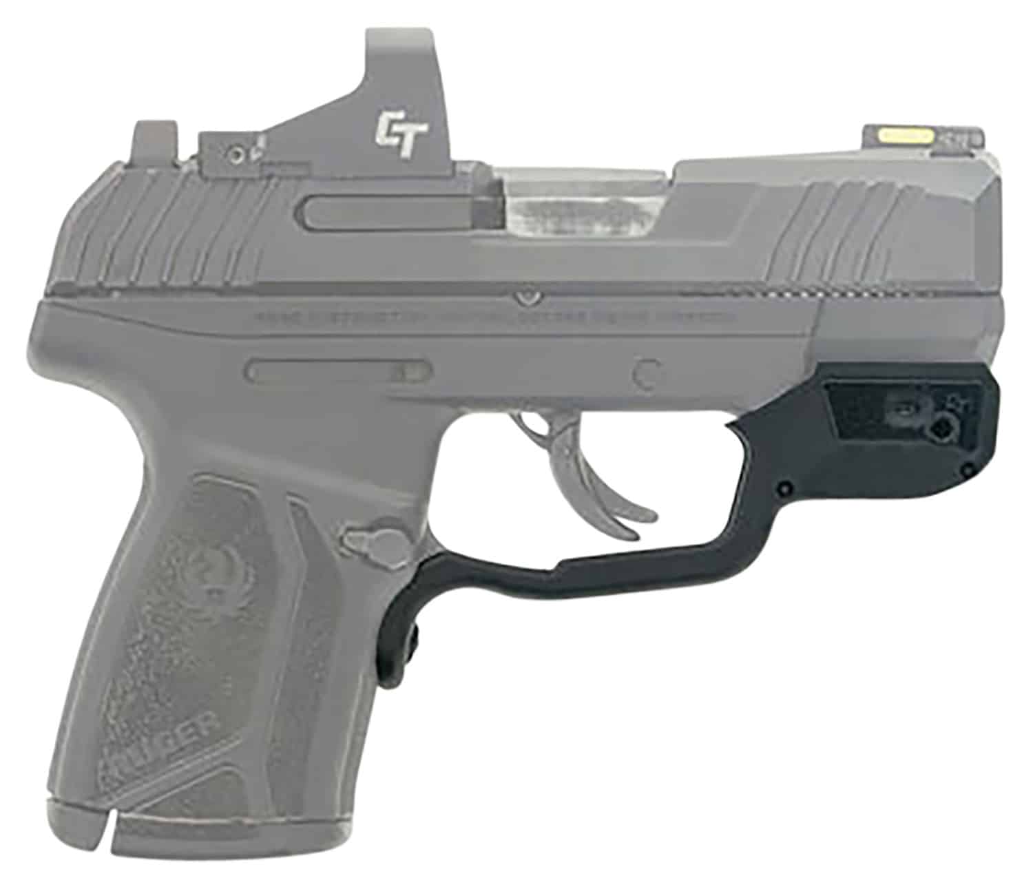 Crimson Trace 0102050 Laserguard Ruger MAX-9, Green Laser Black Polymer