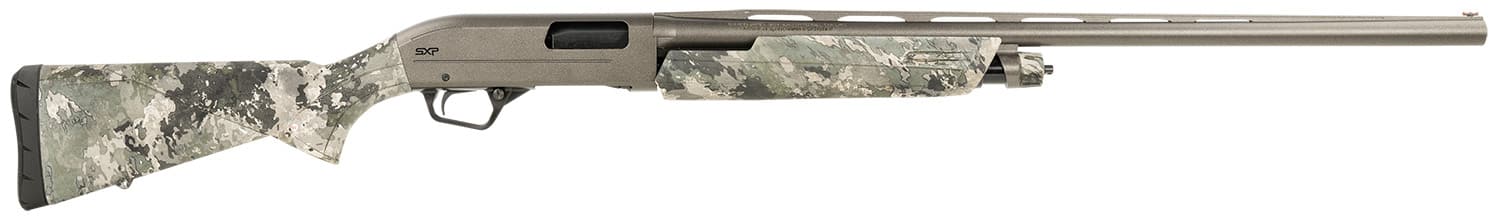 Winchester Repeating Arms 512447292 SXP Hybrid Hunter 12 Gauge 3.5" Chamber 4+1 (2.75") 28", Gray Barrel/Rec, TrueTimber VSX Furniture, TruGlo Fiber Optic Sight, Includes 3 Invector-Plus Chokes