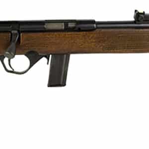 Rossi RB22L1811WD RB22 Full Size 22 LR 10+1 18" Matte Black Steel Barrel, Dovetail Base Steel Receiver, Hardwood Monte Carlo Stock