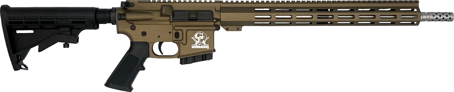 Great Lakes Firearms AR-15 350 Legend 16" 5+1, Bronze Rec/15" Handguard, Black M4 Stock & A2 Grip, Muzzle Brake