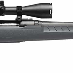 Savage Arms 32233 Axis 2 XP Combo Compact 308 Win 4+1 20" Matte Black Heavy Sporter Barrel & Drilled & Tapped Carbon Steel Receiver, Fixed Matte Gray Synthetic Stock, Right Hand, Boresighted 3-9x40mm