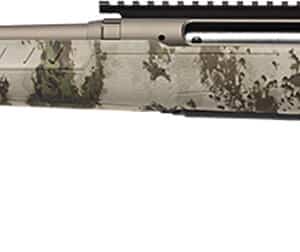 Savage Arms 32310 Axis 2 Pro Compact 6.5 Creedmoor 4+1 20" Gun Metal Bronze Cerakote Heavy Threaded Barrel & Picatinny Rail Carbon Steel Receiver, Fixed Woodland Camo Synthetic Stock, Left Hand