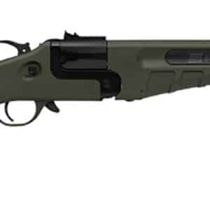 Savage Arms 23001 42 Takedown Full Size 22 WMR/410 Gauge 1rd 20" Black Satin Sporter Barrel, Satin Black Carbon Steel Receiver, OD Green Fixed Synthetic Stock, Ambidextrous