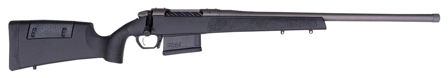 Weatherby 3WR04308NR0T 307 Range SF 308 Win 5+1 20" Tungsten Cerakote Heavy Threaded Barrel, Tungsten Cerakote Drilled & Tapped Steel Receiver, Adj Cheek Piece & LOP Black Synthetic Stock