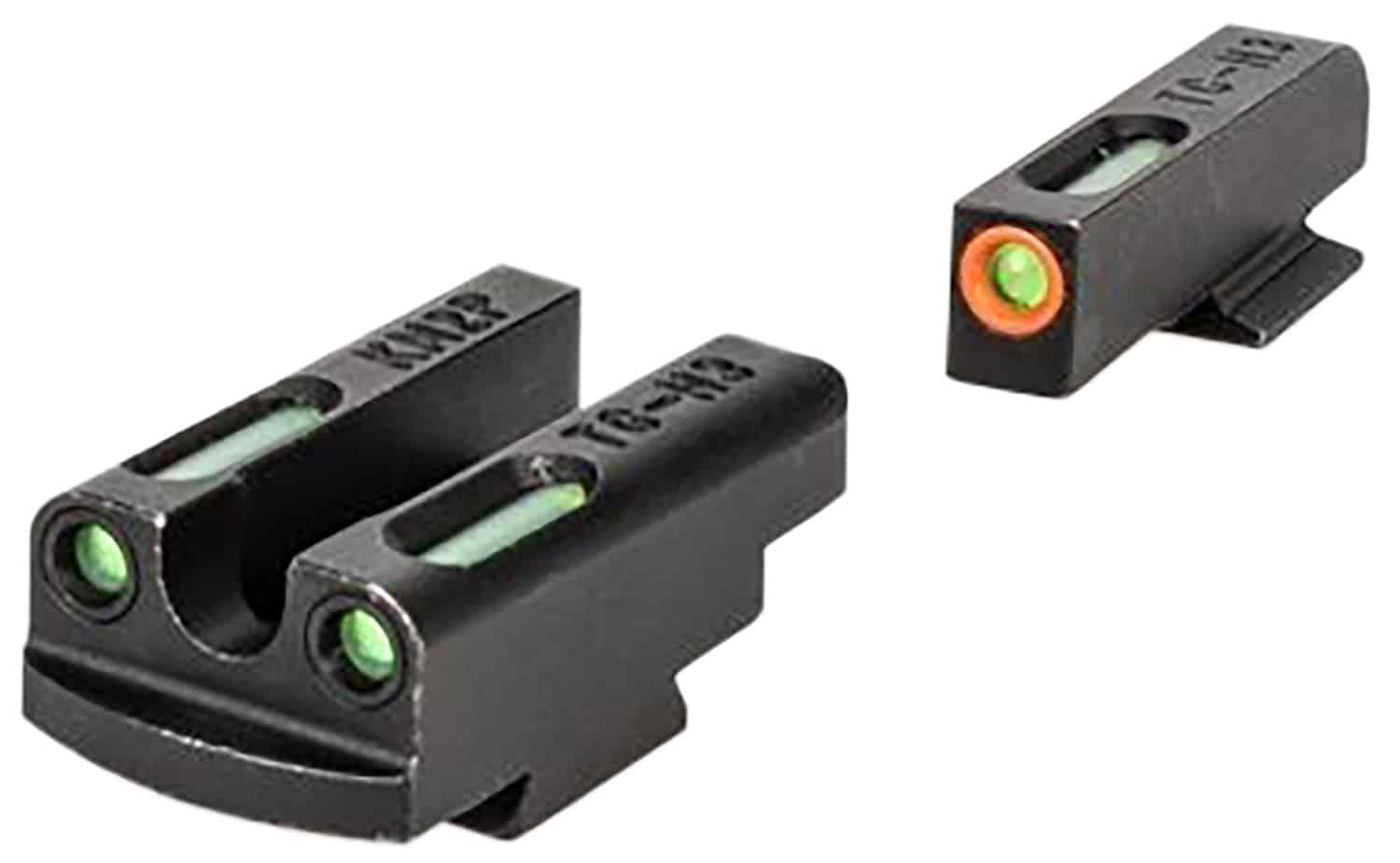 Kimber Mfg.,inc 4000154 Micro 9 Trulgo TFX Pro Sight Set Green/Fiber Optic Orange Outline Front Sight-Green/Fiber Optic Black Outline Rear Sight