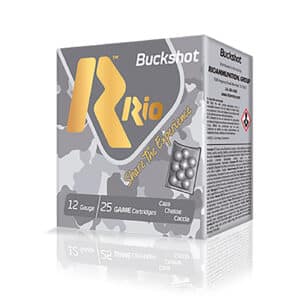 Rio Ammunition RB122725 Royal Buck 12Gauge 2.75" 4Buck Shot 25 Per Box/10 Case