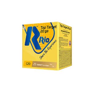 Rio Ammunition TT208 Top Target 20Gauge 2.75" 7/8oz 8Shot 25 Per Box/10 Case