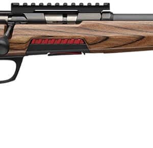Winchester Repeating Arms 5252281003 Xpert Target 21 Sharp 10+1 18" Matte Black Threaded Bull Barrel, Matte Black Picatinny Rail Steel Receiver, Brown Adj Comb & LOP Thumbhole Laminate Stock