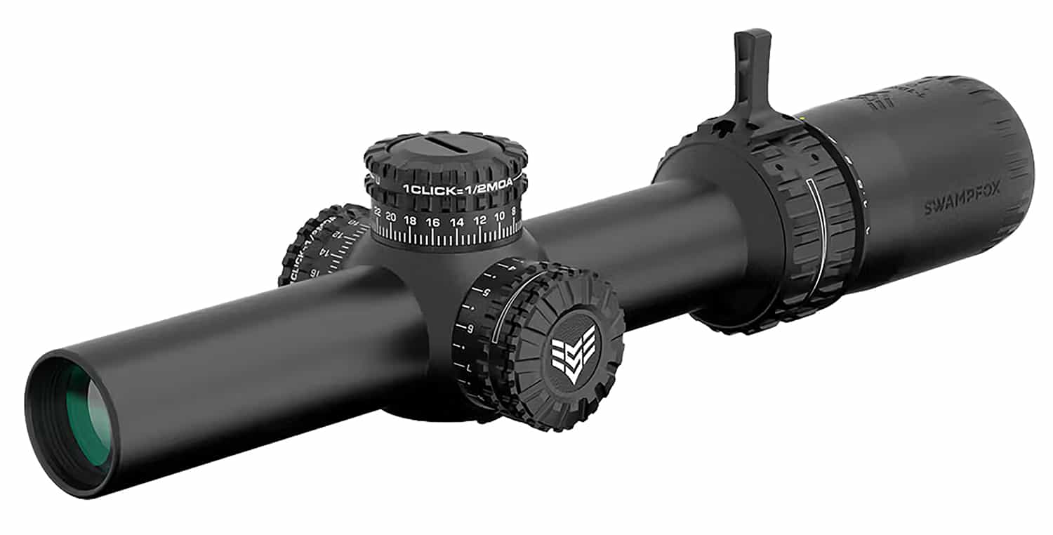 Swampfox Optics ARH11024M Arrowhead Black 1-10x24mm 30mm Tube Guerrilla Dot MOA Red Reticle