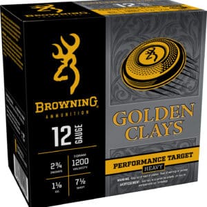 Browning Ammo BGC12M7 Golden Clays 12Gauge 2.75" 1 1/8oz 7.5Shot 25 Per Box/10 Case
