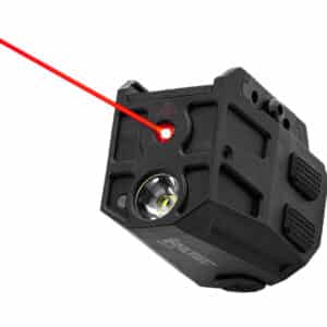 Alliance Consumer Group IPRMLT0004 MYCRO Rail Mount Light Matte Black PA66 Nylon 50/150/300 Lumens Red Laser