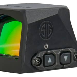 Sig Sauer Electro-Optics SORX1490 Romeo-X Enclosed Compact Black 1x24mm 6MOA Green Dot Reticle RX Footprint Mount