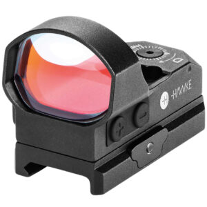 Hawke Sport Optics 12145 Reflex Sight Black 1x34mm Illuminated Circle w/Red Dot Reticle Weaver Rail Mount