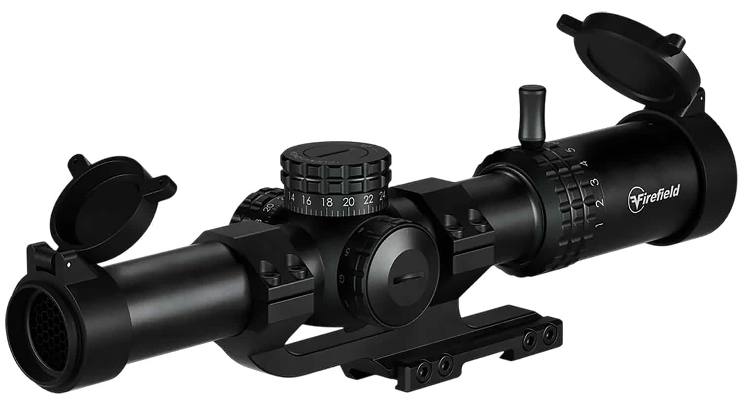 Firefield FF13075 RapidStrike Black 1-10x24mm, 30mm Tube Illuminated Black/Green/Red CR1 Reticle