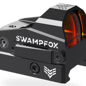 Swampfox Optics OKS00122RC Kingslayer Black 1x22mm Tube 3MOA Red Dot Reticle Picatinny Rail Mount
