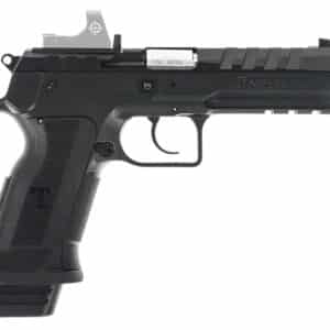 Tanfoglio TFFDT9RS Force Duty Tactical 9mm Luger 20+1 4.90" Stainless Threaded Barrel, Black Steel Optic Ready/Serrated Slide, Black Polymer Frame w/Beavertail & Picatinny Rail, Textured Grip