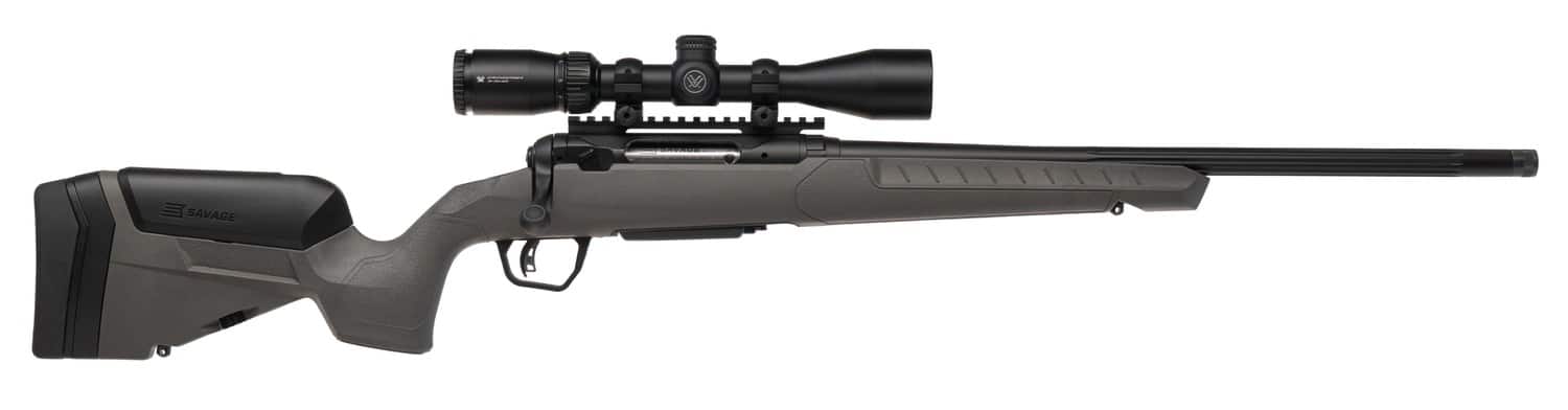 Savage Arms 32449 110 Trailblazer XP 5.56 NATO 4+1 20" Fluted Barrel, Flat Dark Gray Adj LOP Synthetic Stock, Right Hand