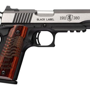 Browning 051124492 1911 Black Label Medallion Pro 250 Full Size Frame 380 ACP 8+1 4.25"
