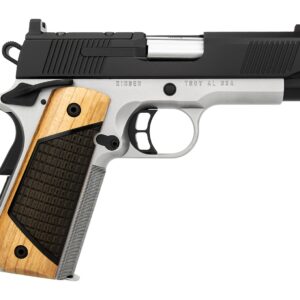 Kimber Mfg, Inc 3500403 Next Generation Pro 9mm Luger 9+1 4" Stainless Crowned Bull Barrel, KimPro Black Stainless Steel Optic Ready/Serrated Slide, Matte Stainless Steel Frame w/Beavertail, Black Wal