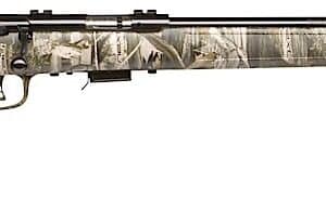 Savage Arms 96711 93R17 Camo Full Size 17 HMR 5+1 21" Matte Black Button Rifled Barrel, Matte Black Drilled & Tapped Carbon Steel Receiver, Next G-1 Fixed Synthetic Stock, Right Hand