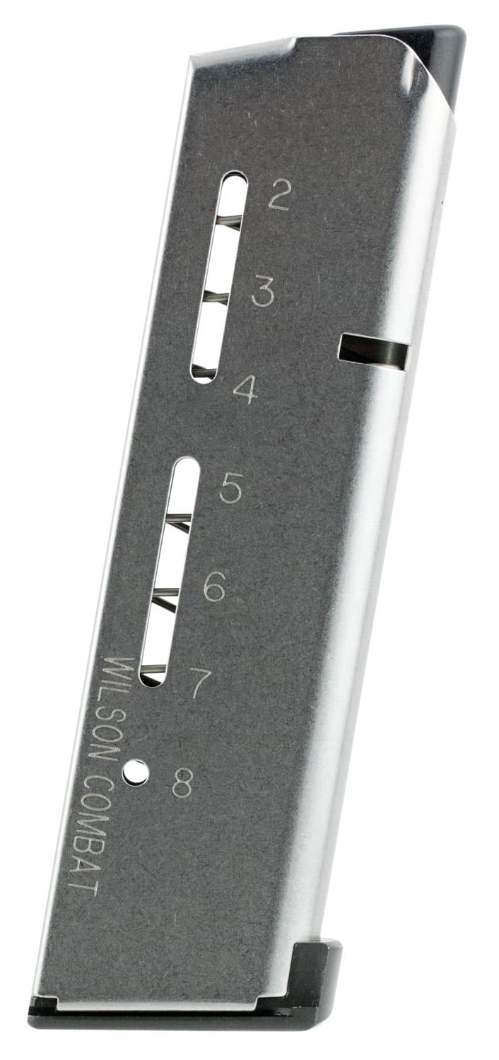 Wilson Combat 500C ETM 8rd Detachable w/ Lo-Profile Steel Floor Plate 45 ACP Fits Wilson Combat 1911 Elite Tactical Stainless Steel