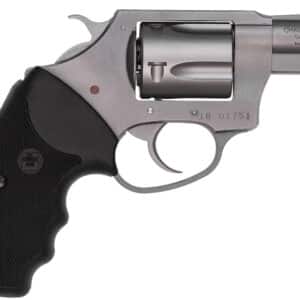 Charter Arms 73820 Undercover Small 38 Special, 5 Shot 2" Matte Stainless Steel Barrel & Cylinder, Aluminum Frame w/Black Finger Grooved Rubber Grip, Exposed Hammer