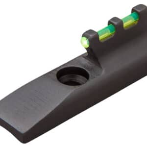 TruGlo TG965G Front Sight Green Fiber Optic Front/Black Frame Fits Browning Buck Mark Fits Ruger MK II/MK III/MK IV, 22/45, Front Post Screw Mount