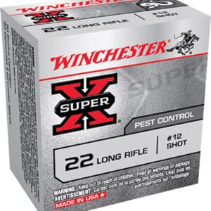 Winchester Ammo X22LRS Super X 22LR #12Shot 50 Per Box/100 Case