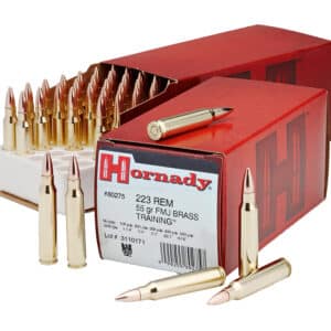 Hornady 80275 Custom 223Rem 55gr Full Metal Jacket Boat Tail 50 Per Box/10 Case