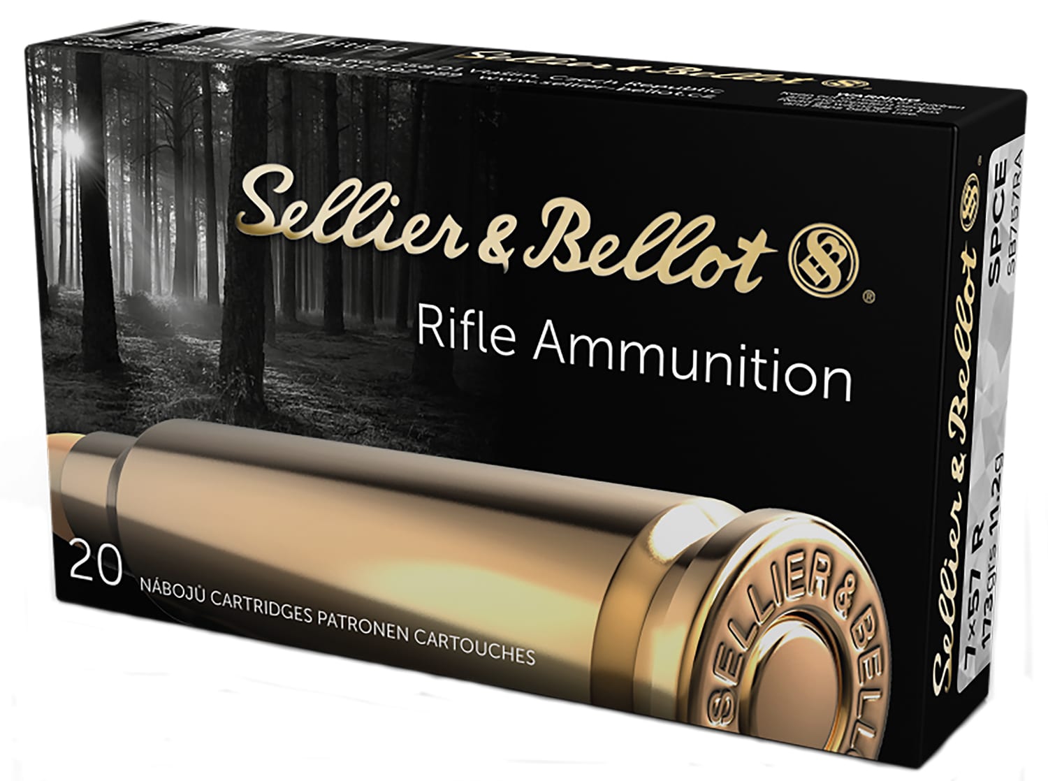 Sellier & Bellot SB757RA Rifle 7x57R 173gr Soft Point Cut Through Edge 20 Per Box/20 Case