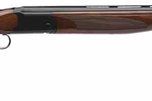 Stevens 22165 555 Full Size 12 Gauge Break Open 3" 2rd 28" Black Satin Over/Under Vent Rib Barrel, Satin Black Aluminum Receiver, Fixed Turkish Walnut Stock, Ambidextrous