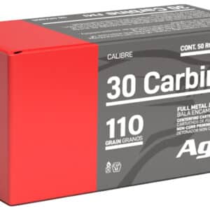 Aguila 1E302110   30Carbine 110gr Full Metal Jacket 50 Per Box/20 Case