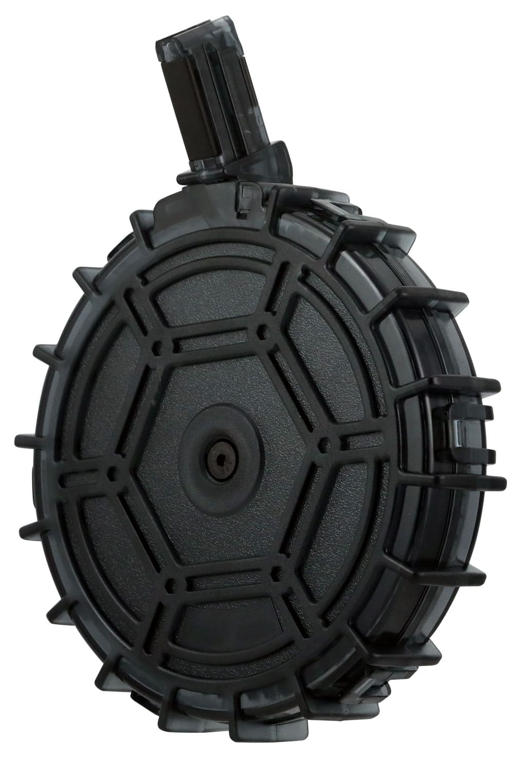 ProMag REMA4 Standard 70rd Drum 22 LR Fits Remington 597 Smoke Polycarbonate