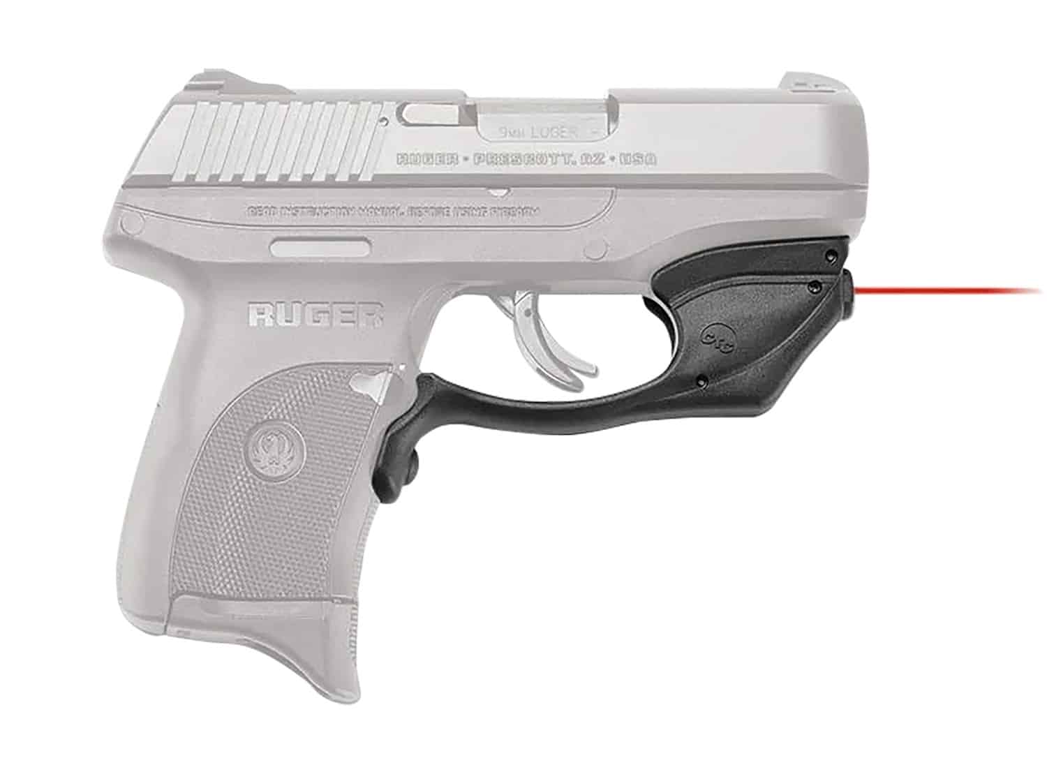 Crimson Trace 0178301 LG-416 Laserguard Black Red Laser Ruger EC9S/LC9/LC9S/LC380