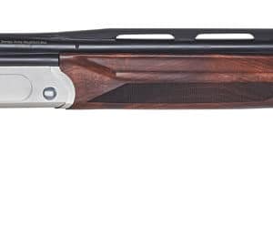 Stevens 23223 555 Trap 20 Gauge 3" 1rd 30" Vent Rib Barrel, Silver Aluminum Receiver, Turkish Walnut Fixed Adjustable Comb Stock Ambidextrous